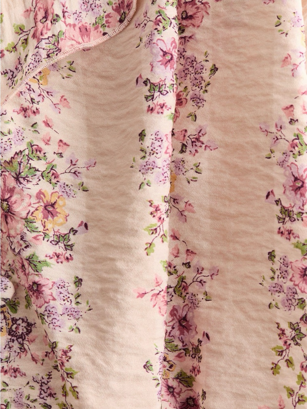 H&M Pink Floral Ruffle Crop Top - Picture 2 of 5